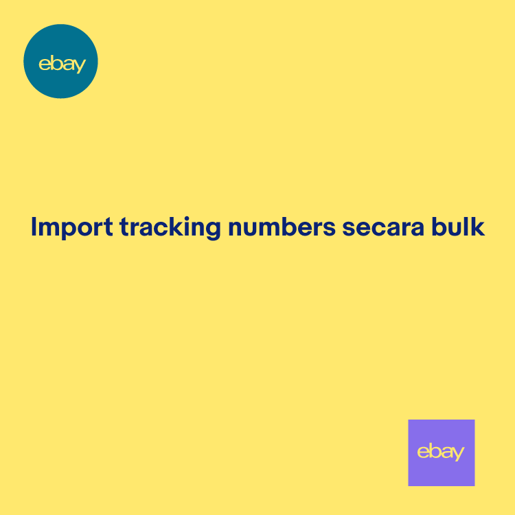 Import tracking numbers secara bulk