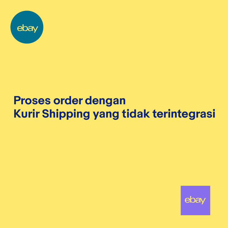 Proses order dengan Kurir Shipping yang tidak terintegrasi