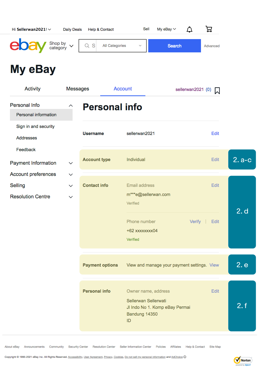 Apa yang harus dilakukan seller setelah menerima email/message/SMS pemberitahuan eBay Managed Payments dari eBay? 